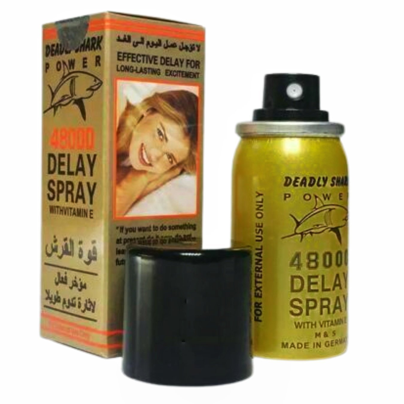 Deadly Delay Shark Power 48000 Spray for men - Image 2