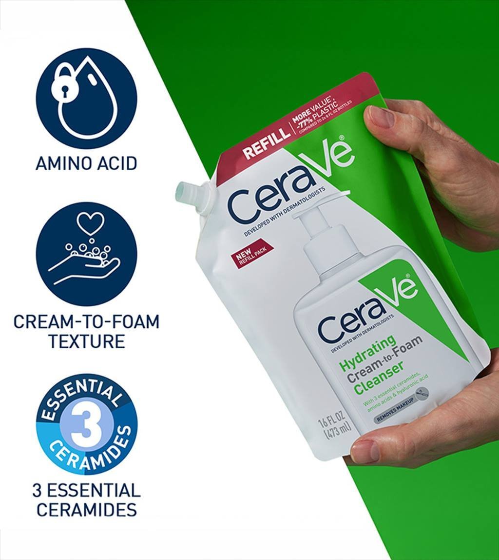 Hydrating Cream-to-Foam Cleanser Refill - Image 8