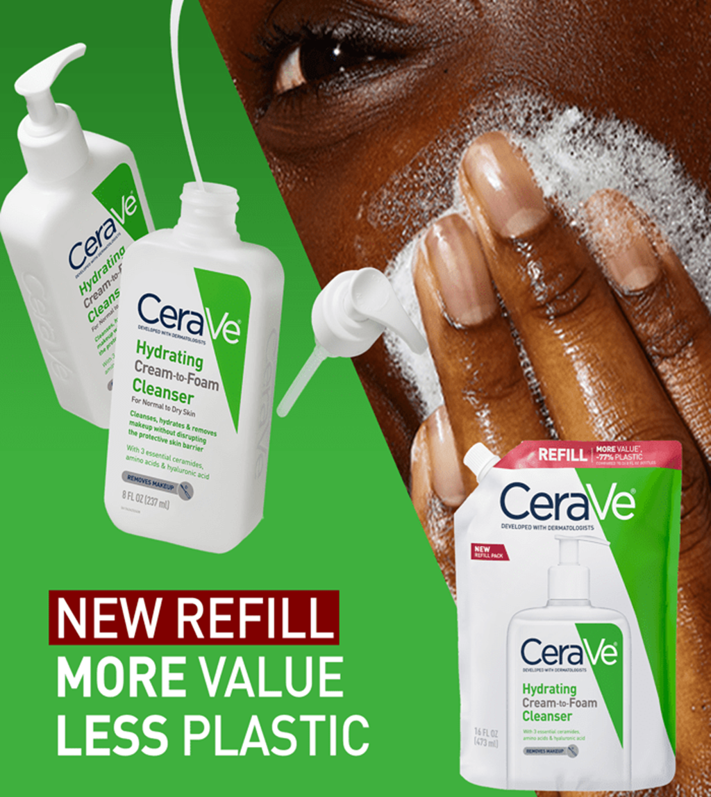 Hydrating Cream-to-Foam Cleanser Refill - Image 2