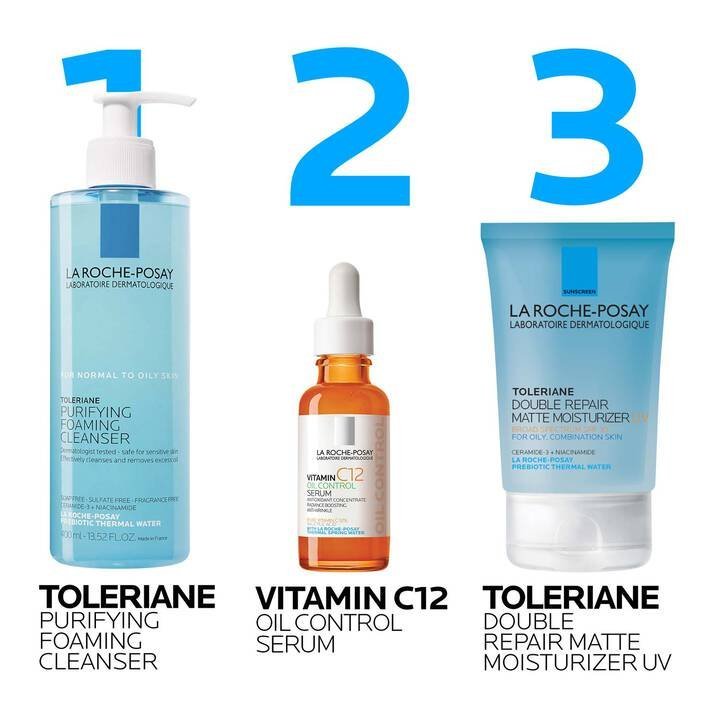 Toleriane Double Repair Matte Face Moisturizer SPF 30 for Oily Skin - Image 8