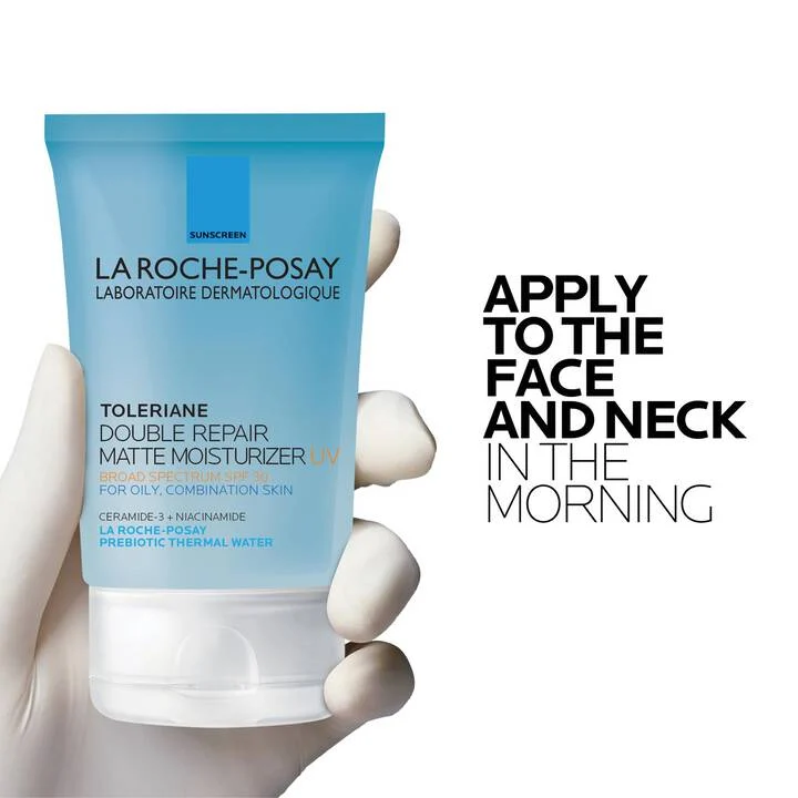 Toleriane Double Repair Matte Face Moisturizer SPF 30 for Oily Skin - Image 10