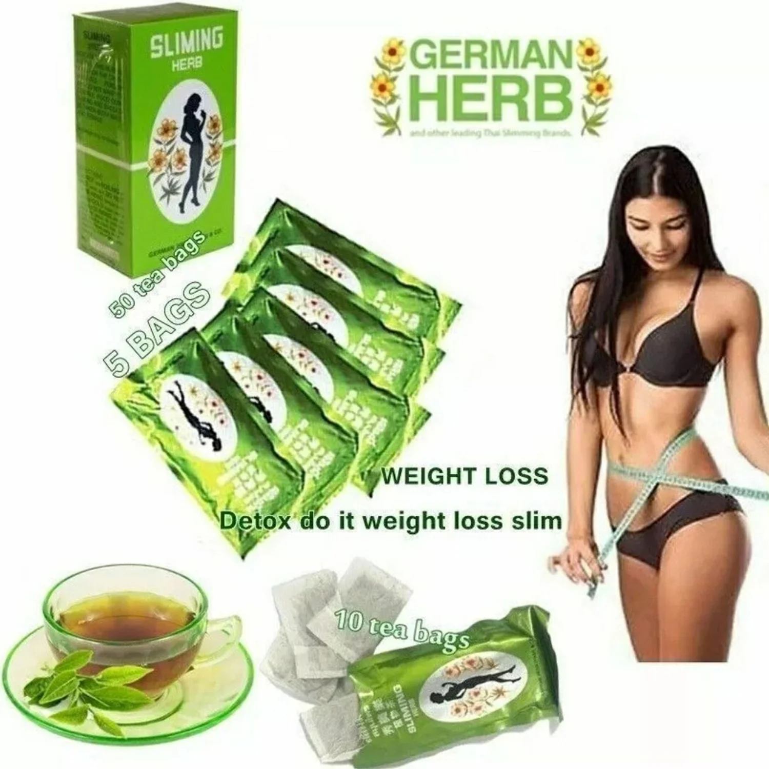 2-Box Original Slimming Herb Tea Smart - Image 3