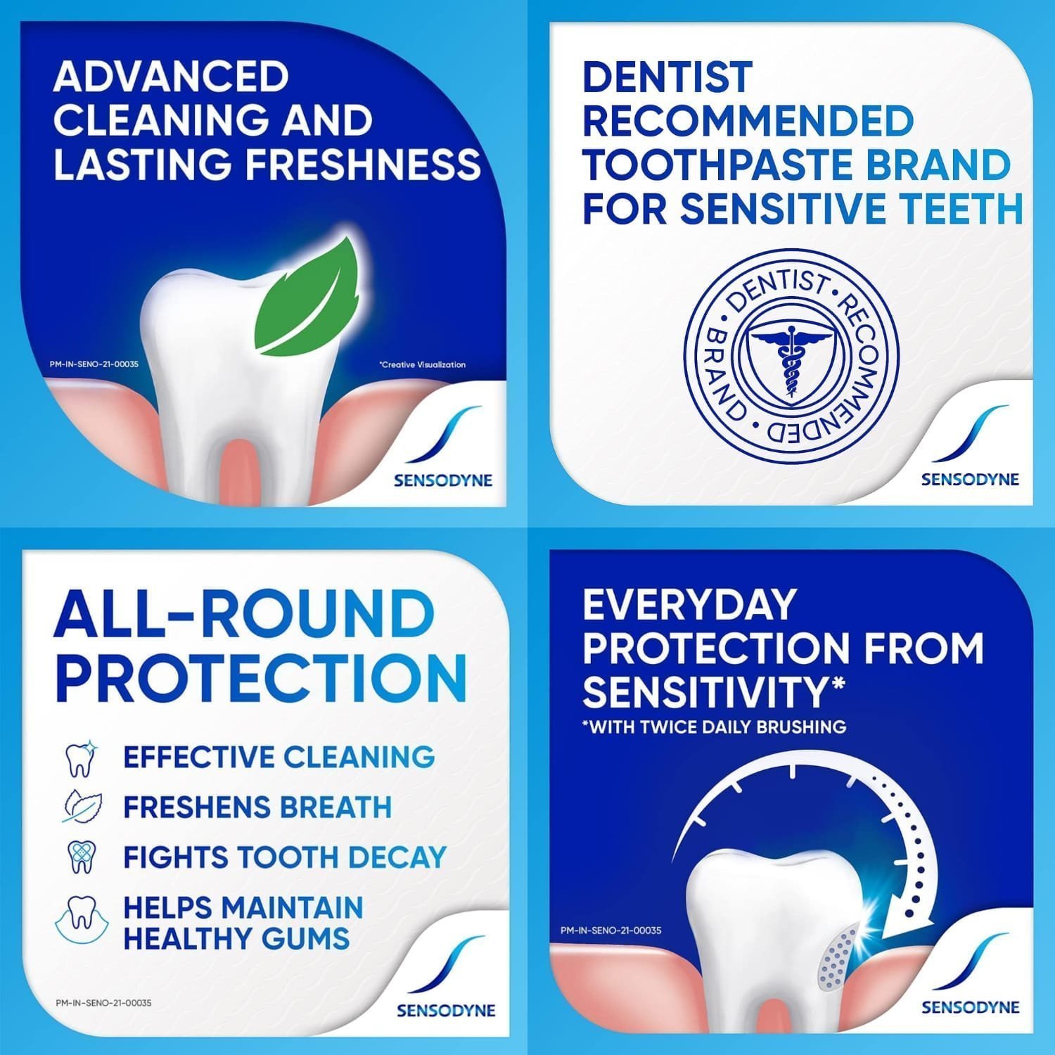 Sensodyne Toothpaste Deep Clean Gel 100ml (2 Value Pack) - Image 3