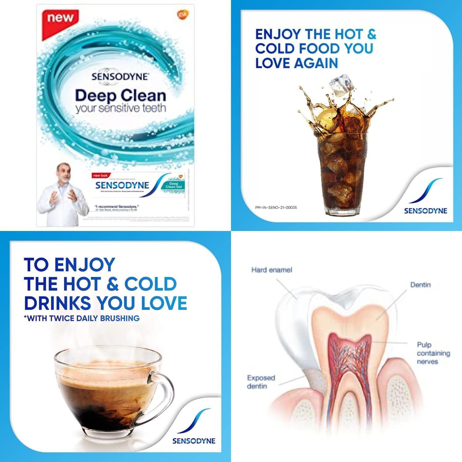 Sensodyne Toothpaste Deep Clean Gel 100ml (2 Value Pack) - Image 4