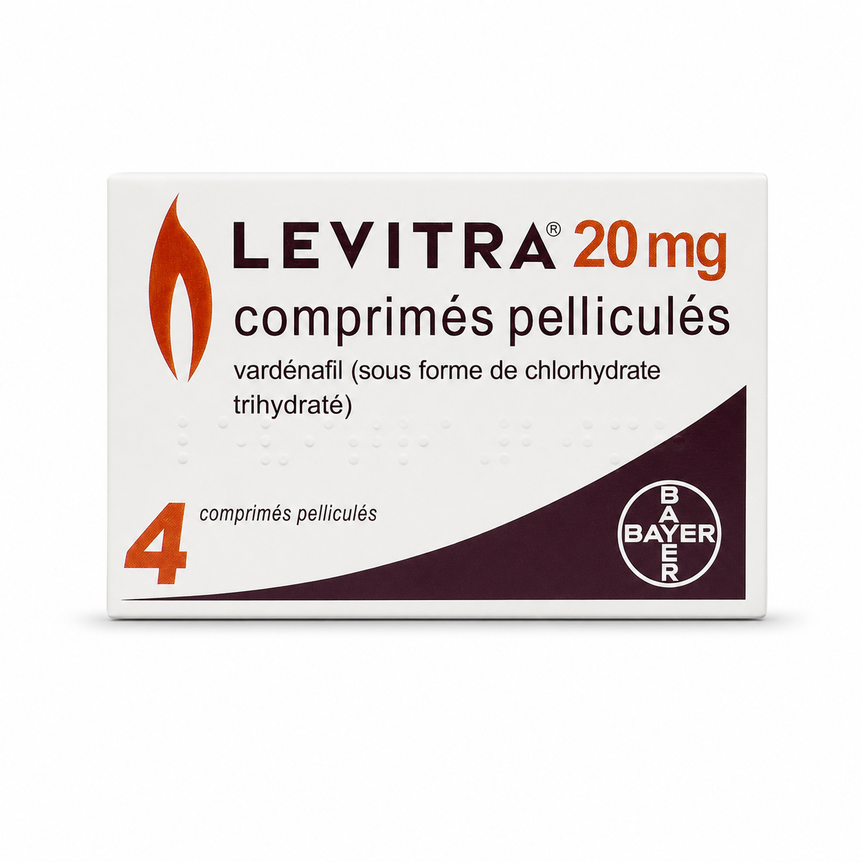 Levitra 20mg Tablets - 4 Count