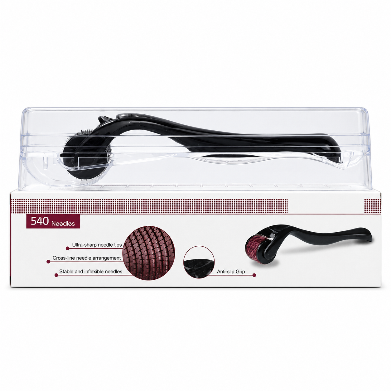 Microneedle Derma Roller Skin Care Tool - 540 Needles
