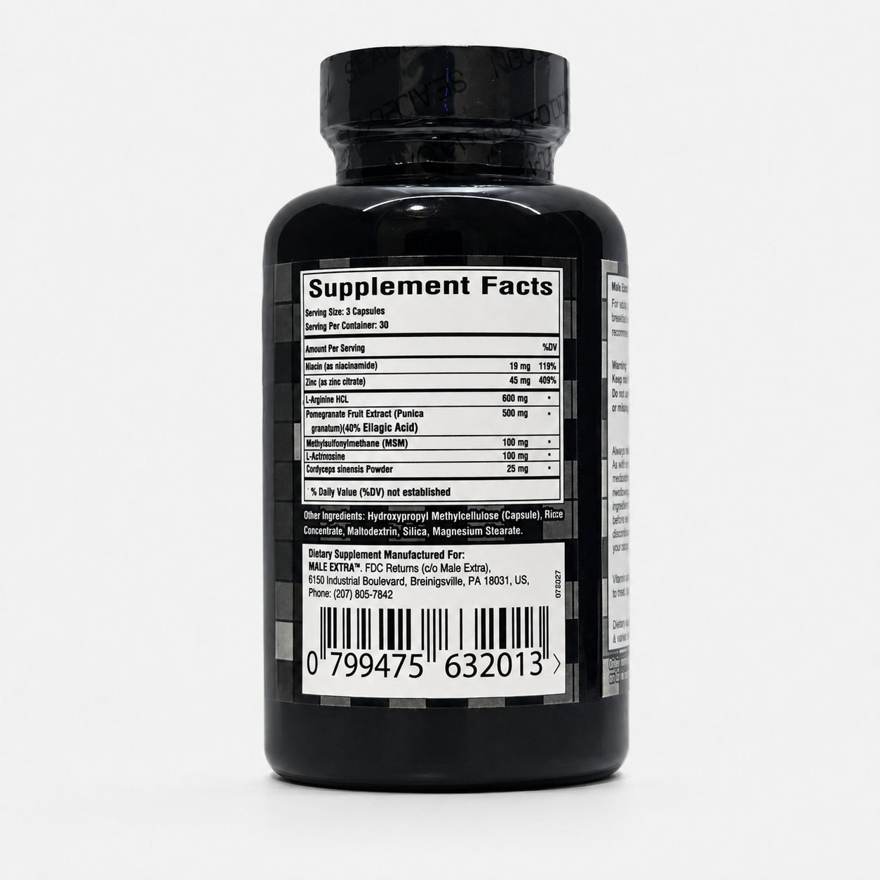Male Extra Men’s Wellness Capsules - 90 Capsules - Image 2