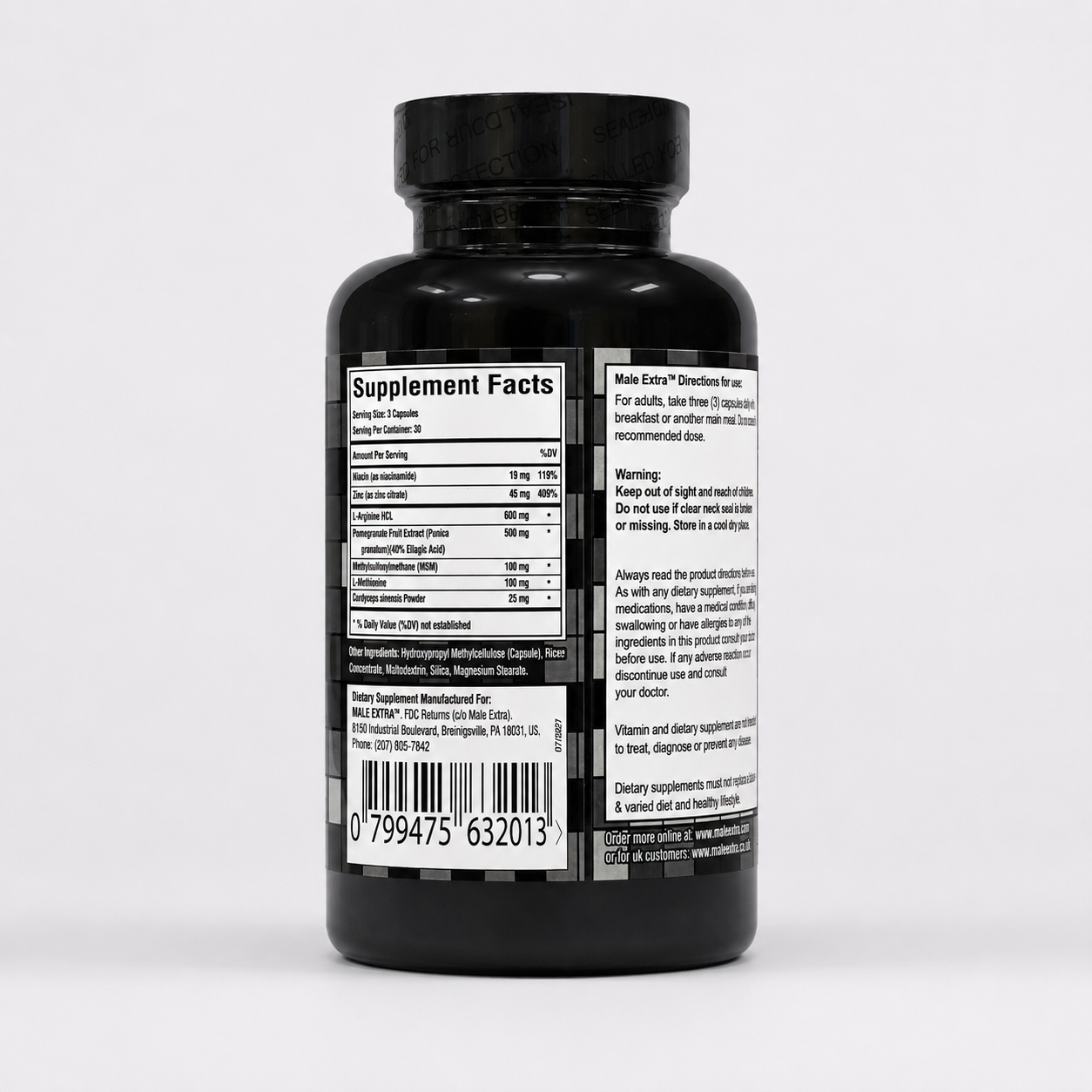Male Extra Men’s Wellness Capsules - 90 Capsules - Image 4