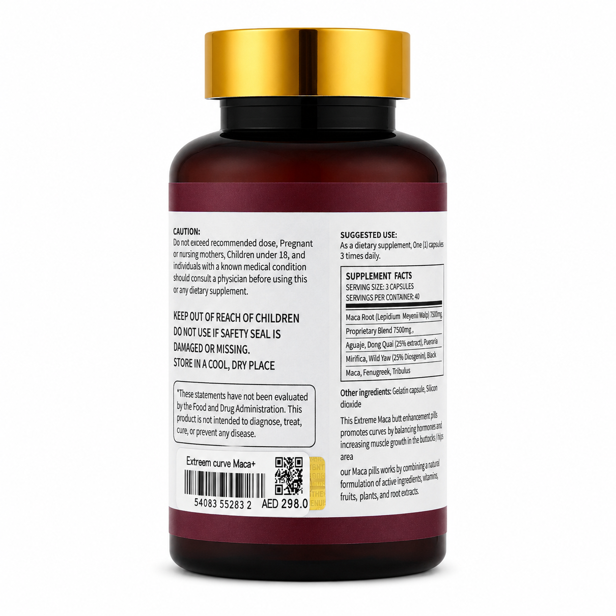 Extreme Curve Maca Plus Capsules - Image 2