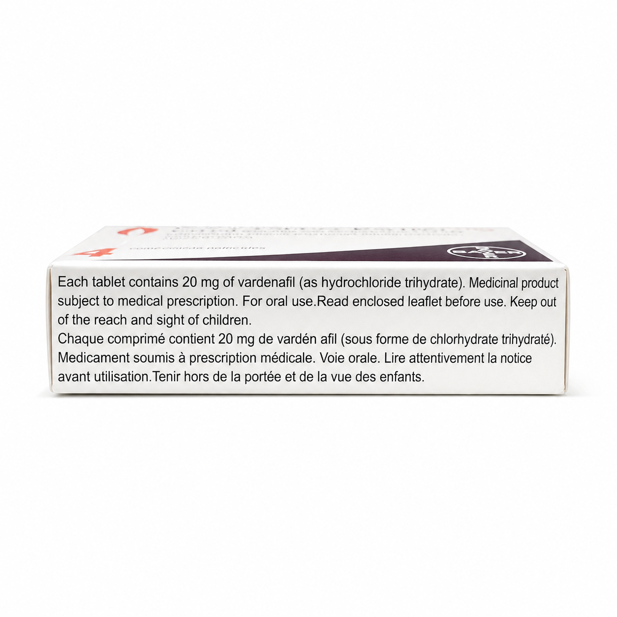 Levitra 20mg Tablets - 4 Count - Image 3