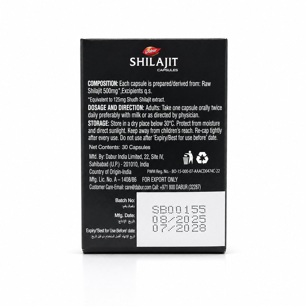 Dabur Shilajit Capsules - Image 3