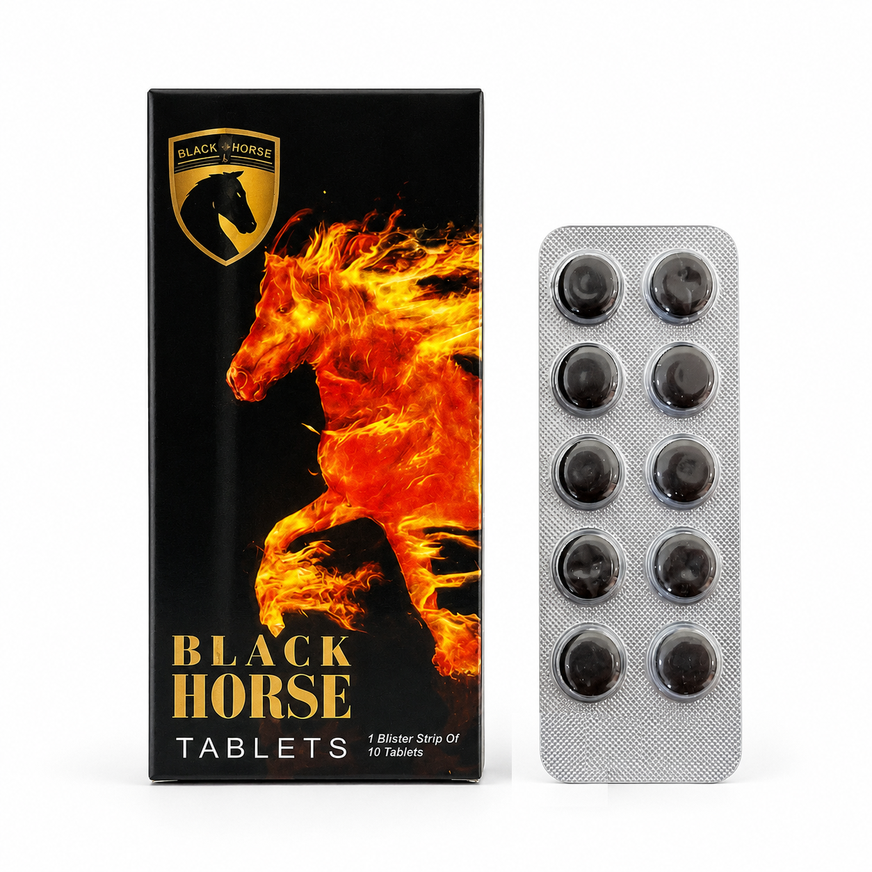 Black Horse Herbal Wellness Tablets